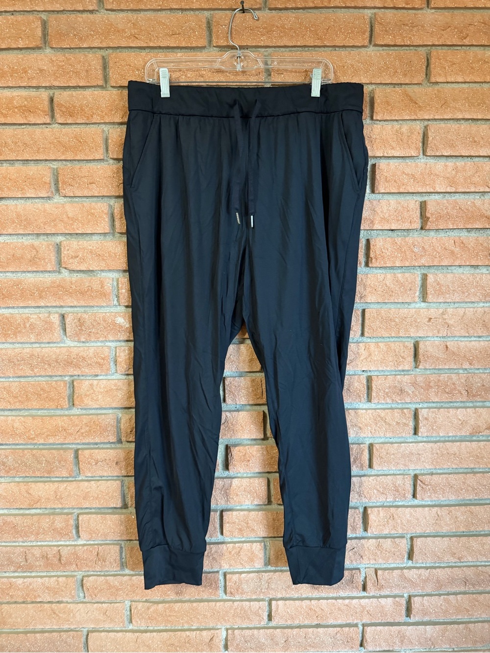 Women's Black Drawstring Jogger Pants